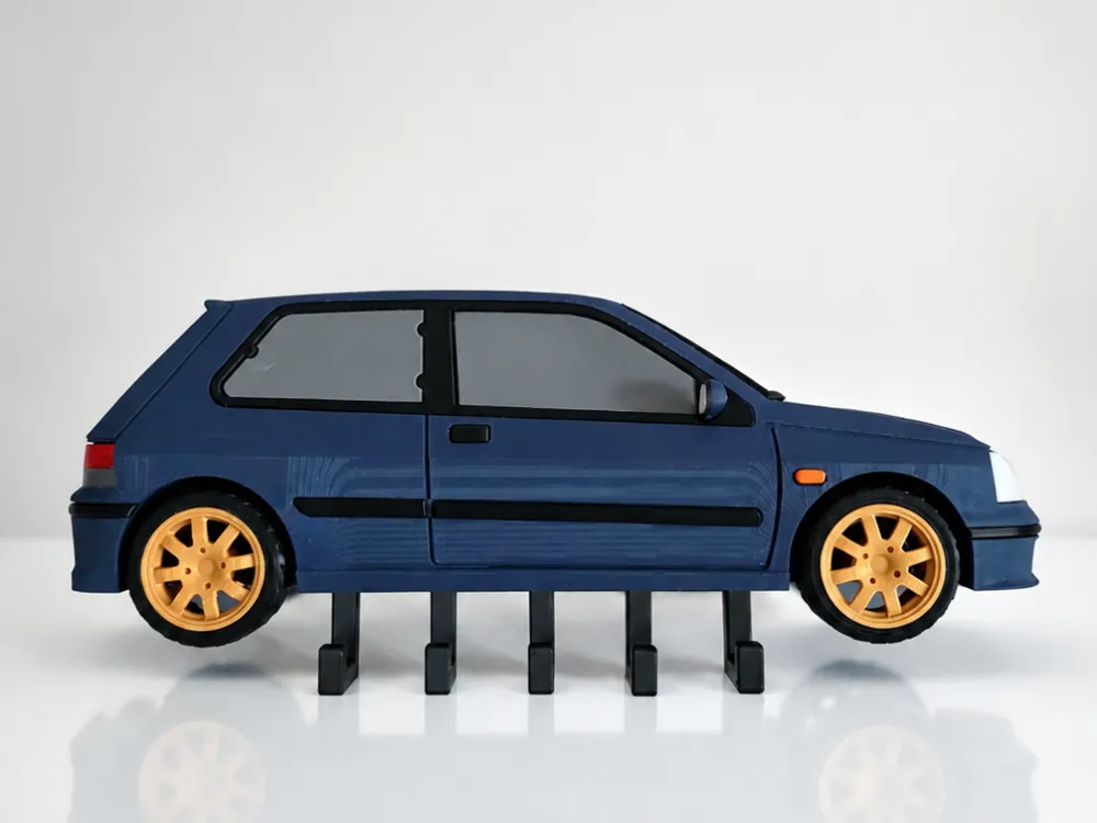 Renault Clio Williams Schlüsselhalter – 3D-Druck-Zauber