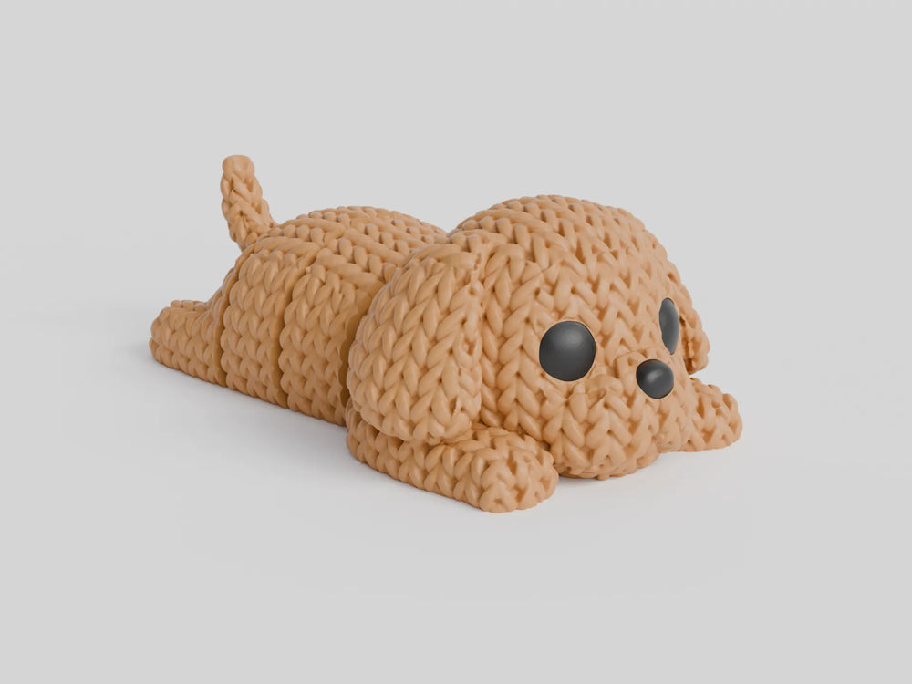 GESTRICKTER GELENKIGER HUND