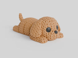 GESTRICKTER GELENKIGER HUND