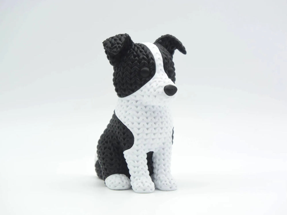 GESTRICKTER BORDER COLLIE HUND