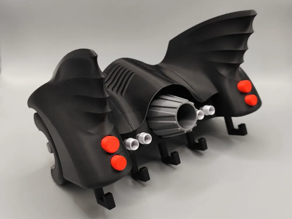 Cartoon-Film Batmobil Schlüsselhalter