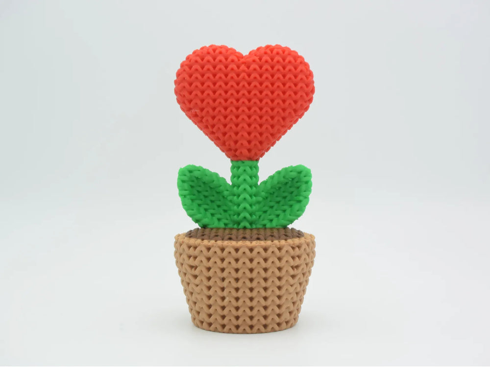 GESTRICKTES HERZGEWÄCHS IM TOPF (3 FILAMENTWECHSEL)