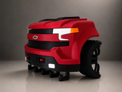Chevrolet Silverado Schlüsselhalter – 3D-Druck-Zauber