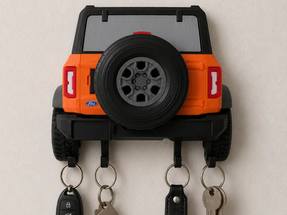 Ford Bronco Schlüsselhalter – 3D-Druck-Zauber