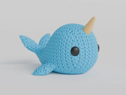 GESTRICKTER NARWAL