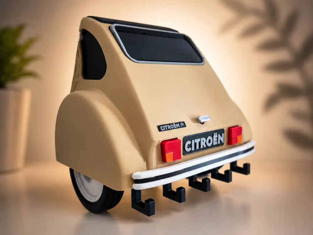 Citroën 2CV Heck Schlüsselhalter