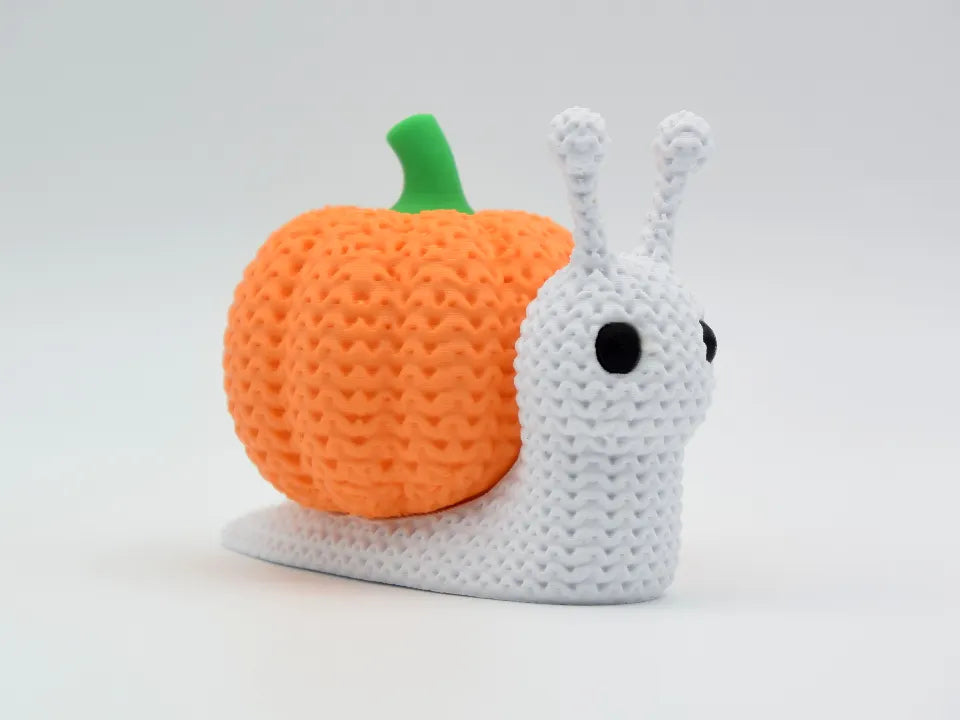 GESTRICKTE HALLOWEEN KÜRBISSE SCHNECKE