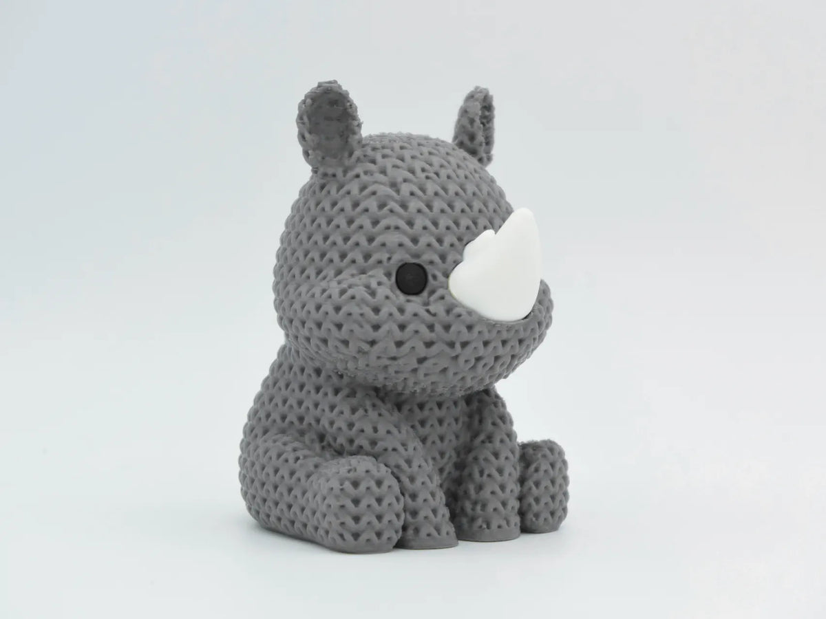 GESTRICKTES NASHORN