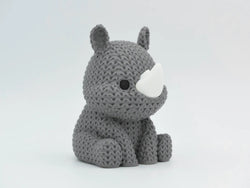 GESTRICKTES NASHORN