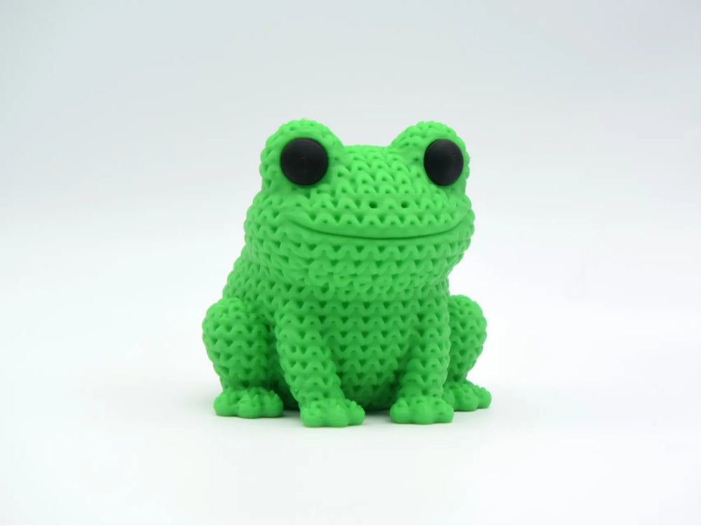 GESTRICKTER FROSCH