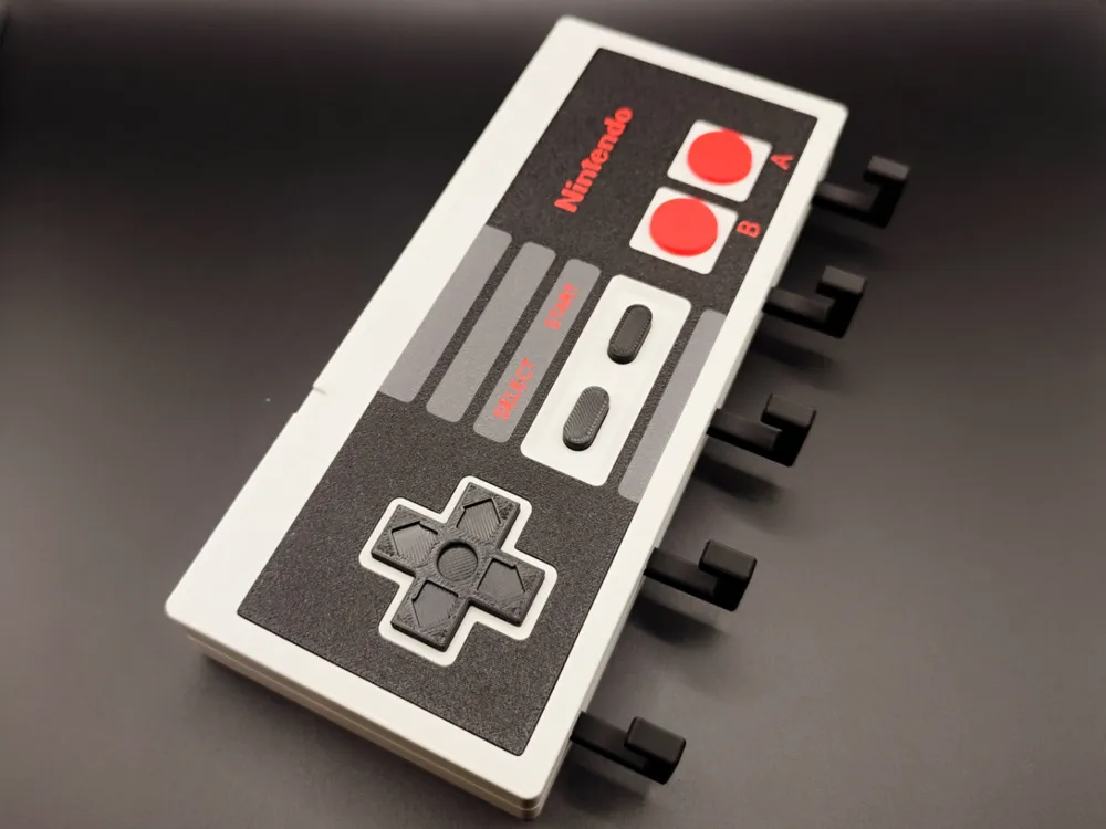 Cartoon-Film Retro NES Controller Schlüsselhalter