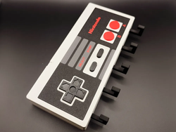 Cartoon-Film Retro NES Controller Schlüsselhalter – 3D-Druck-Zauber