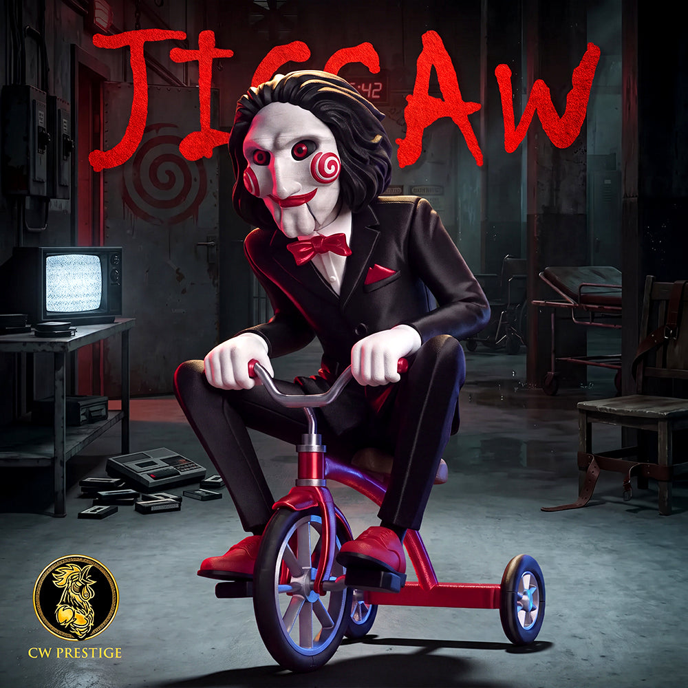 SAW – Billy the Puppet auf Dreirad | ca. 45 cm