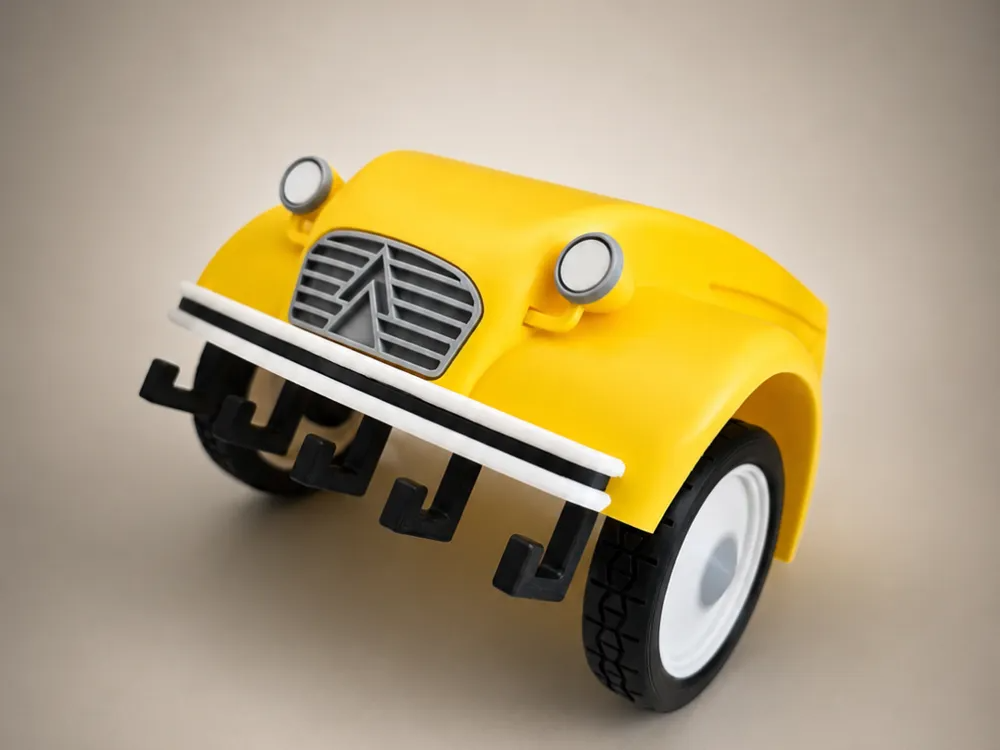 Schlüsselanhänger Citroen 2cv – Kostenloses 3D-Druckmodell – MakerWorld
