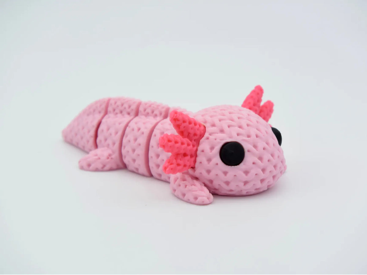 GESTRICKTER GELENKIGER AXOLOTL