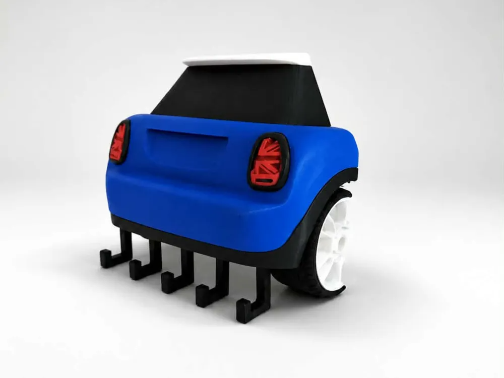 MINI Cooper Schlüsselhalter – 3D-Druck-Zauber