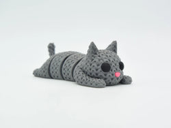 GESTRICKTE BEWEGLICHE KATZE