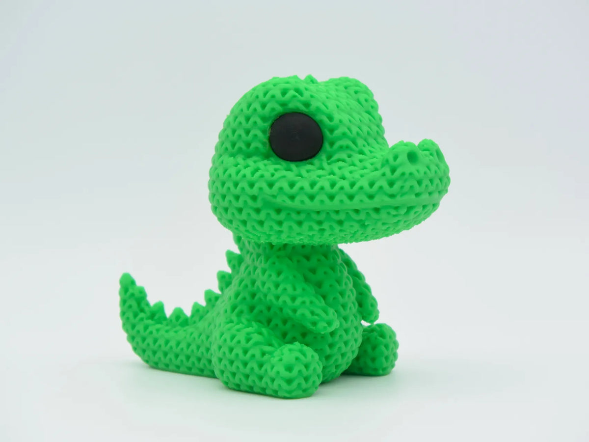 GESTRICKTES KROKODIL