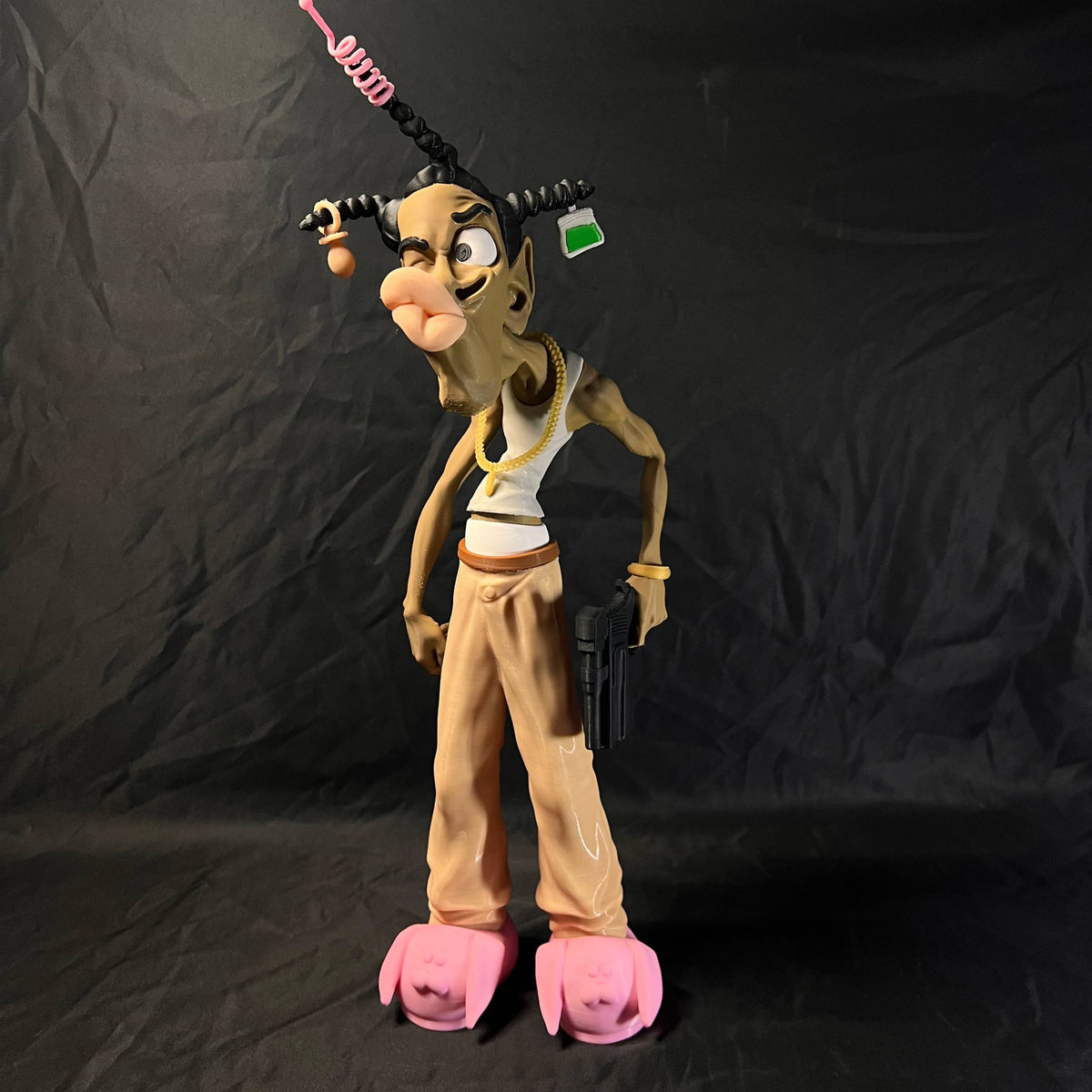 LOC-DOG – 3D-gedruckte Dekofigur ca. 30–40 cm