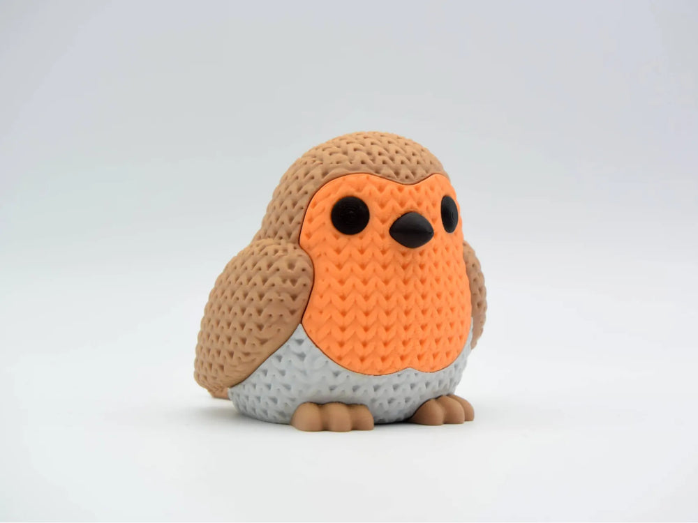 GESTRICKTES ROTKEHLCHEN