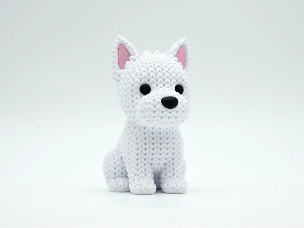 GESTRICKTER WESTIE-HUND