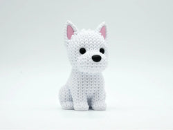 GESTRICKTER WESTIE-HUND