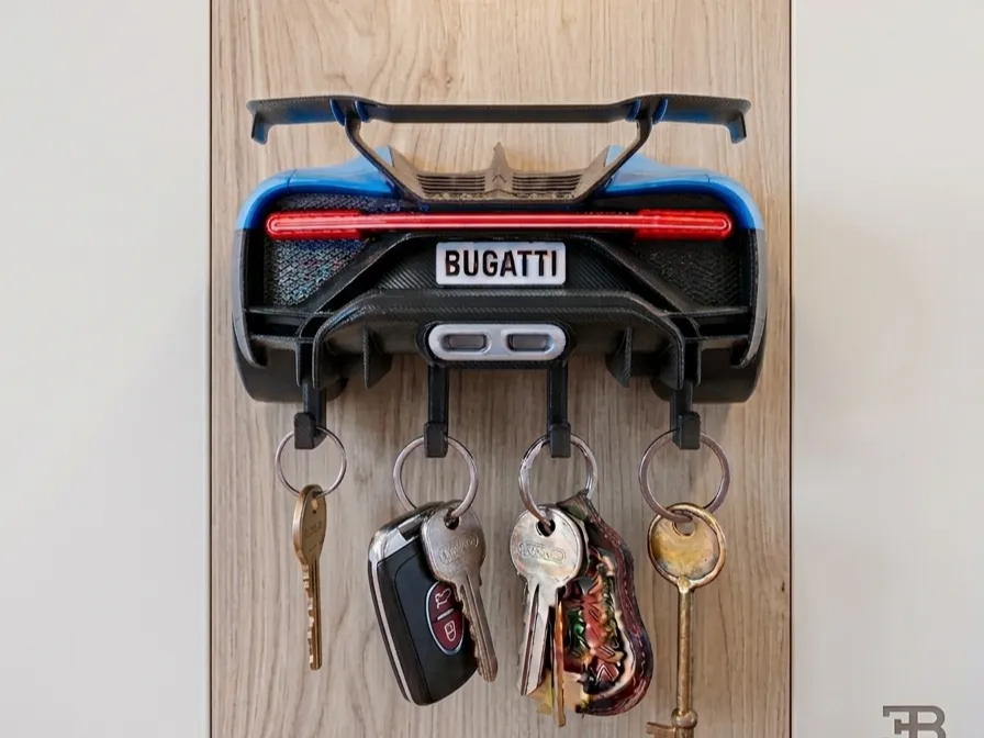 Bugatti Chiron Heck Schlüsselhalter