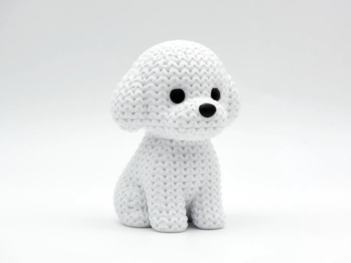 GESTRICKTER BICHON FRISÉ HUND