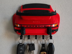 Porsche 911 (930) Schlüsselhalter – 3D-Druck-Zauber