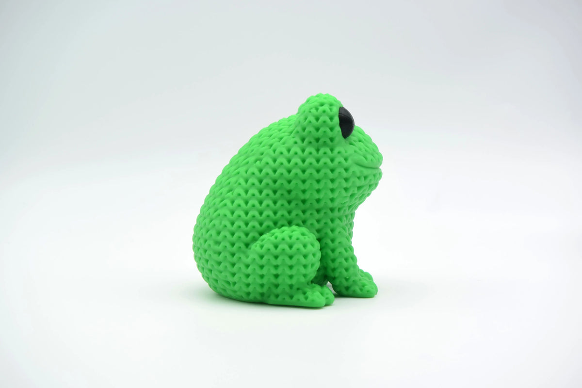 GESTRICKTER FROSCH