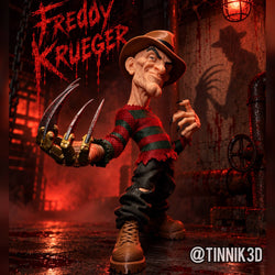 FREDDY KRUEGER – 3D-gedruckte Dekofigur ca. 30–40 cm