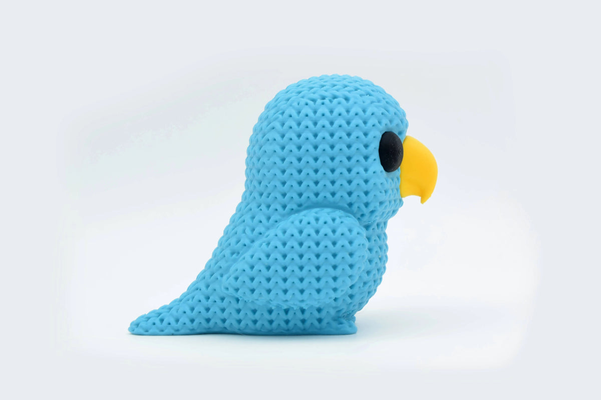 GESTRICKTER PAPAGEI