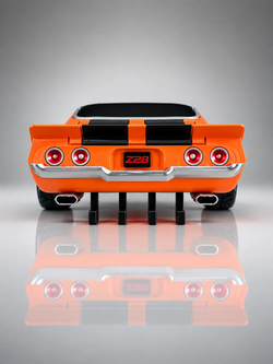 Chevrolet Camaro Z28 1972 Schlüsselhalter – 3D-Druck-Zauber