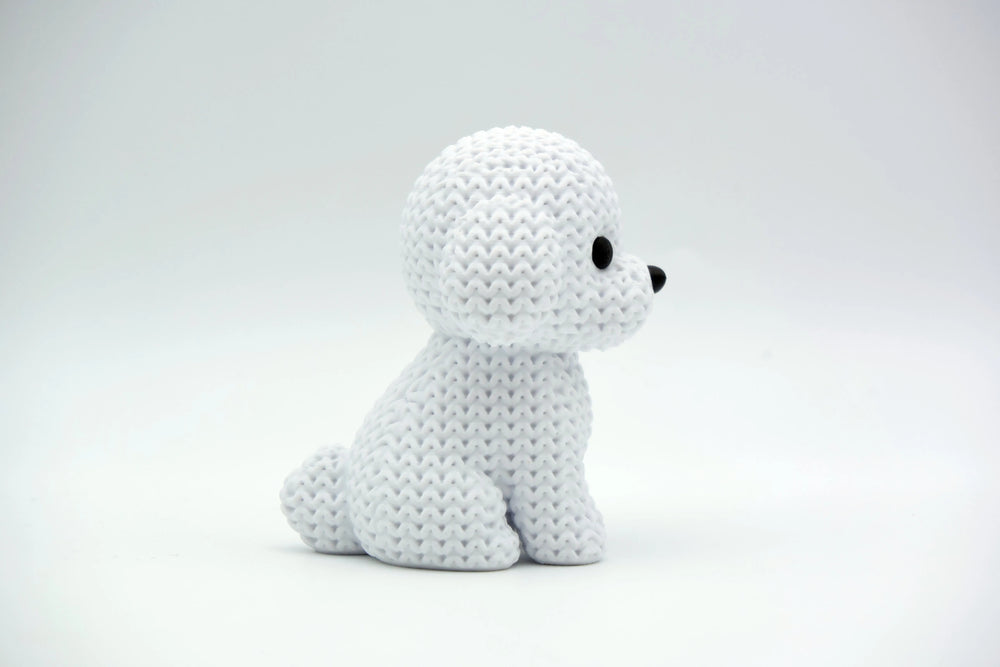 GESTRICKTER BICHON FRISÉ HUND