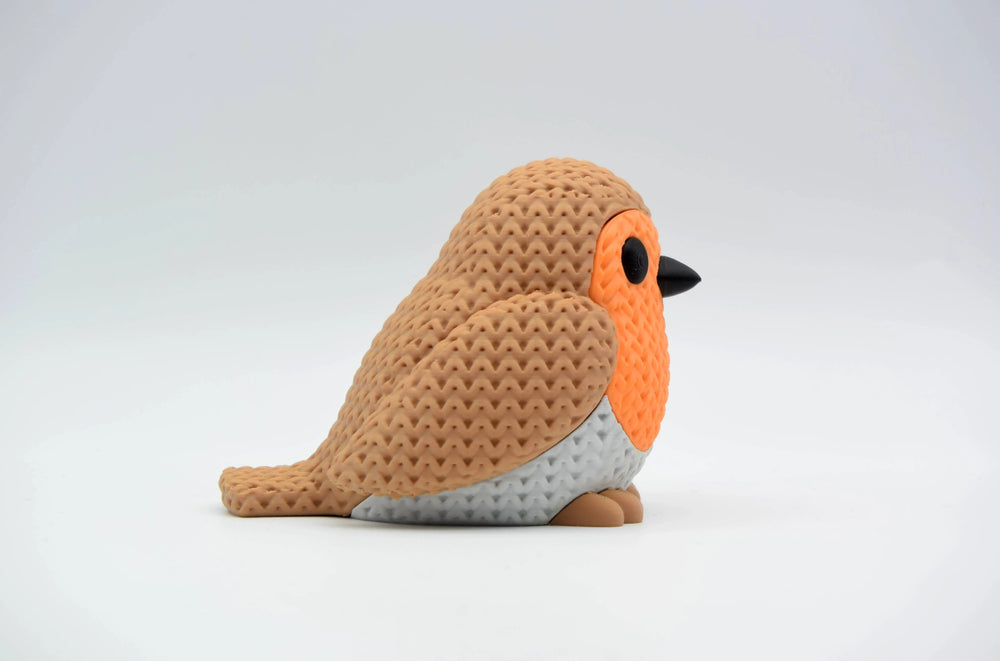 GESTRICKTES ROTKEHLCHEN