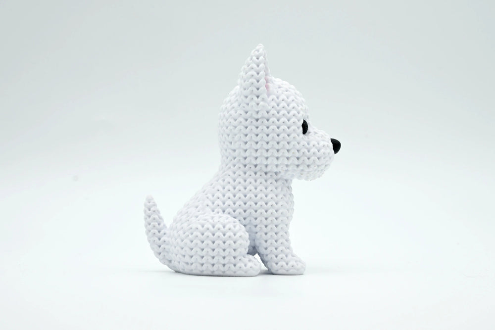 GESTRICKTER WESTIE-HUND