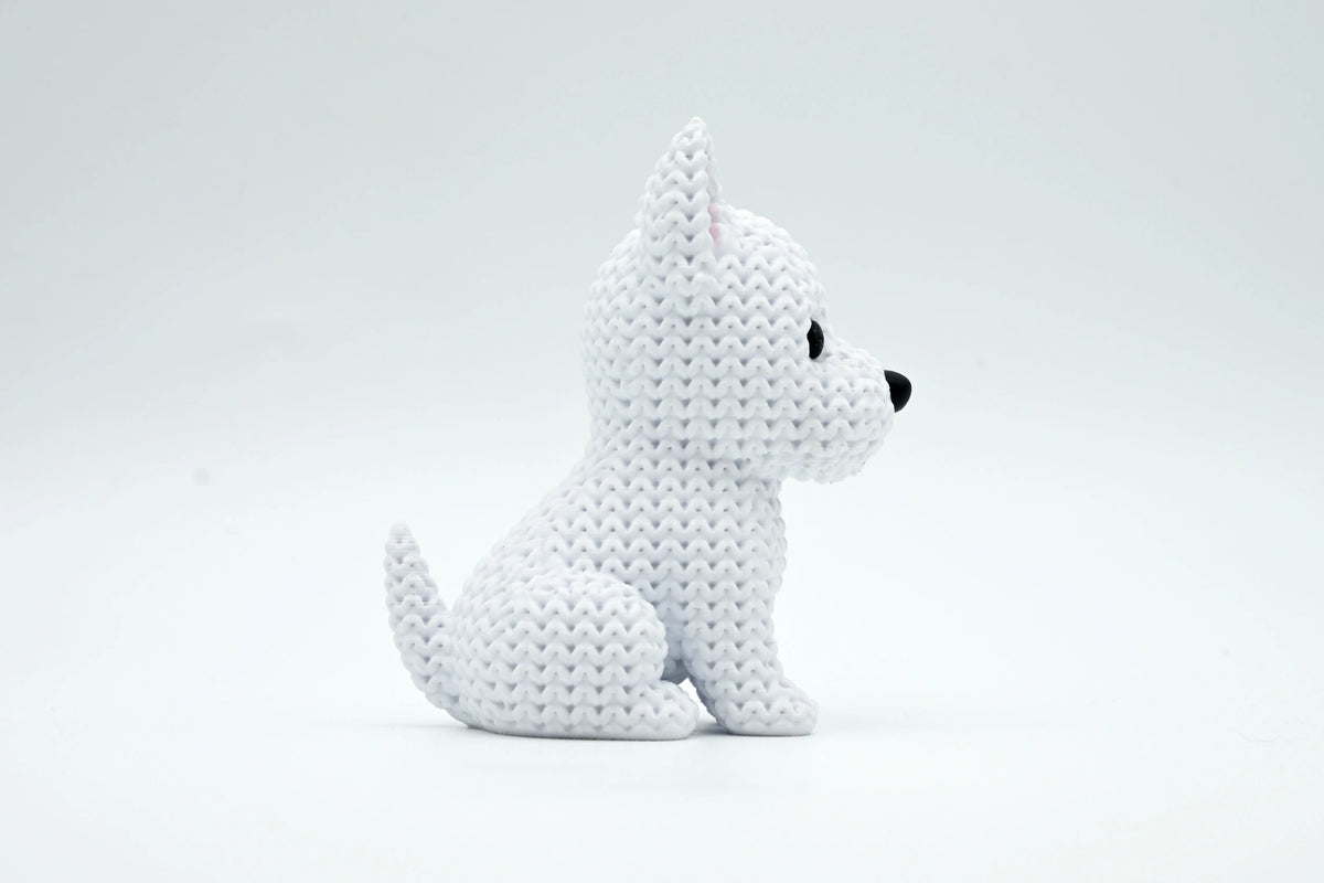 GESTRICKTER WESTIE-HUND
