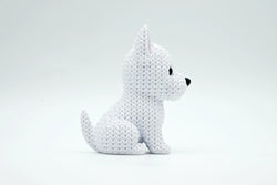 GESTRICKTER WESTIE-HUND
