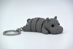 GESTRICKTES BEWEGLICHES NILPFERD