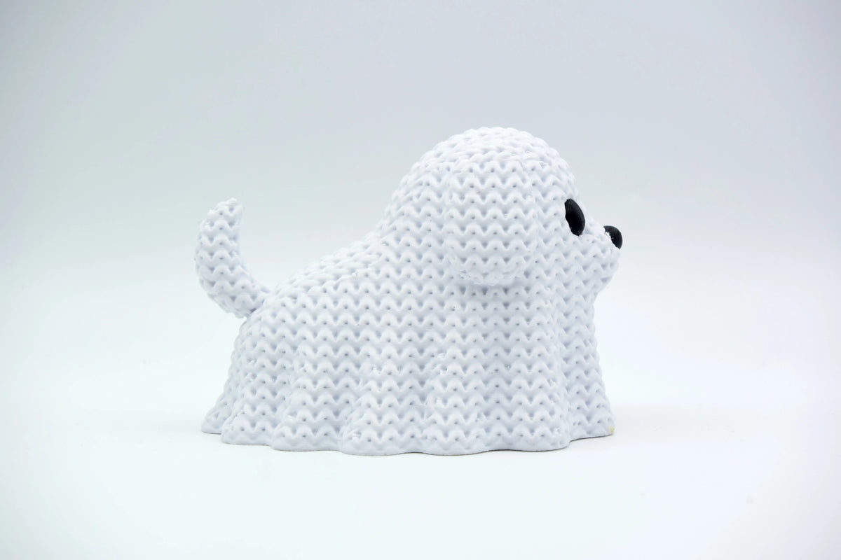 GESTRICKTER HALLOWEEN-HUNDEGEIST
