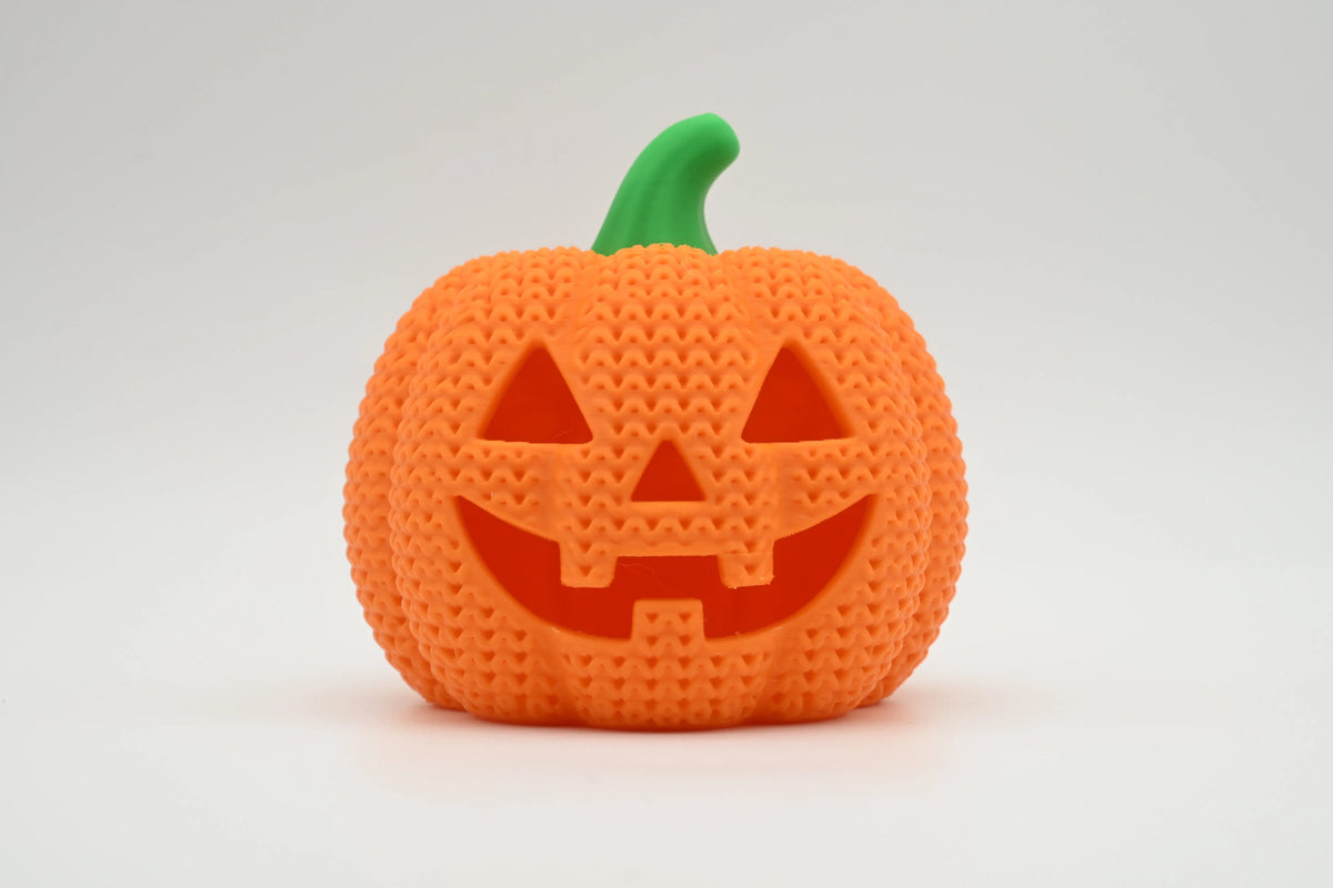 GESTRICKTER KÜRBIS-JACK-O-LANTERN - HALLOWEEN – KOSTENLOSES 3D-DRUCKMODELL – MAKERWORLD