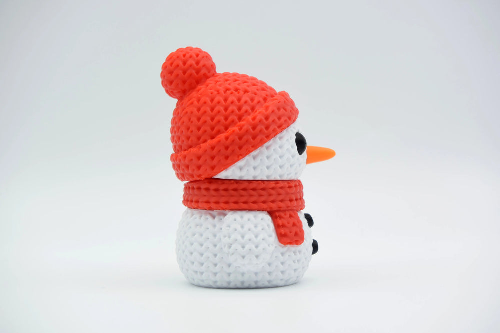 GESTRICKTER SCHNEEMANN - WEIHNACHTEN