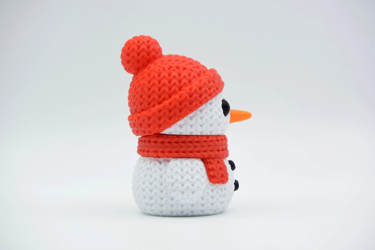 GESTRICKTER SCHNEEMANN - WEIHNACHTEN