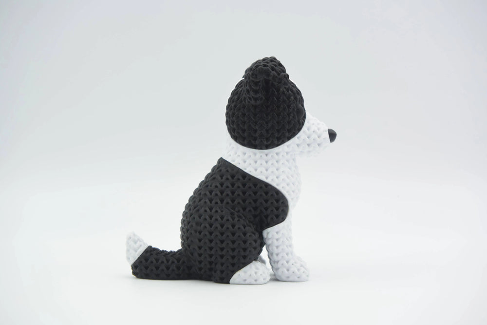 GESTRICKTER BORDER COLLIE HUND