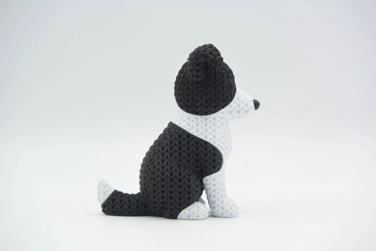 GESTRICKTER BORDER COLLIE HUND