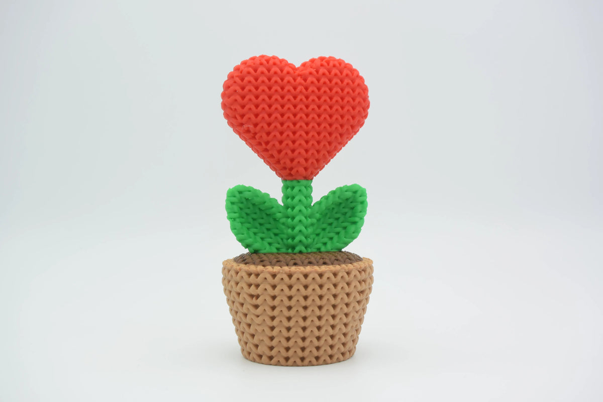 GESTRICKTES HERZGEWÄCHS IM TOPF (3 FILAMENTWECHSEL)