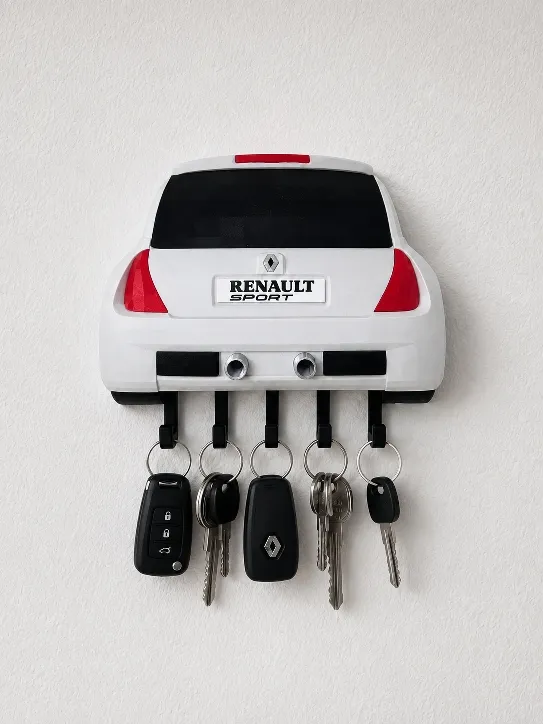 Renault Clio II V6 Schlüsselhalter – 3D-Druck-Zauber