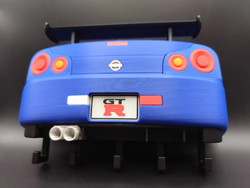 Nissan Skyline GT-R R34 Schlüsselhalter – 3D-Druck-Zauber