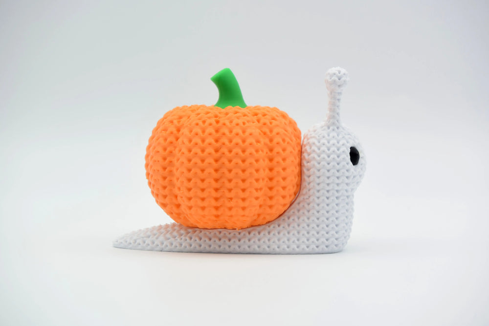 GESTRICKTE HALLOWEEN KÜRBISSE SCHNECKE
