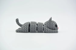 GESTRICKTE BEWEGLICHE KATZE